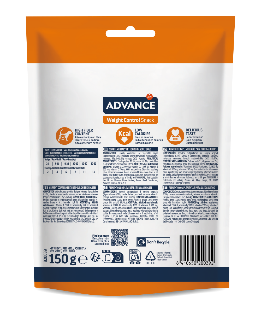 WEIGHT CONTROL SNACK