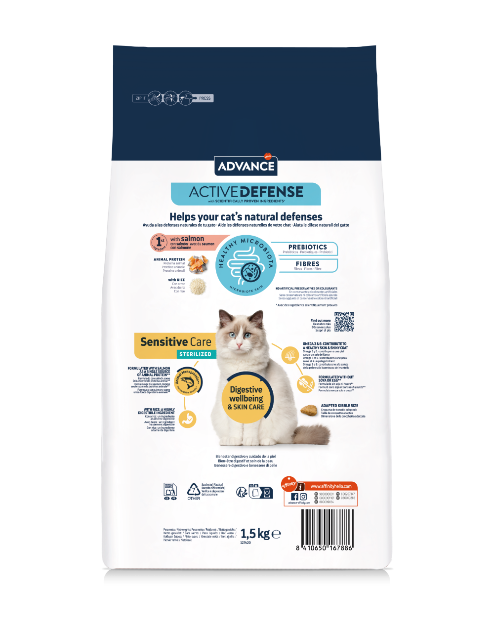 SENSITIVE CARE STERILIZED