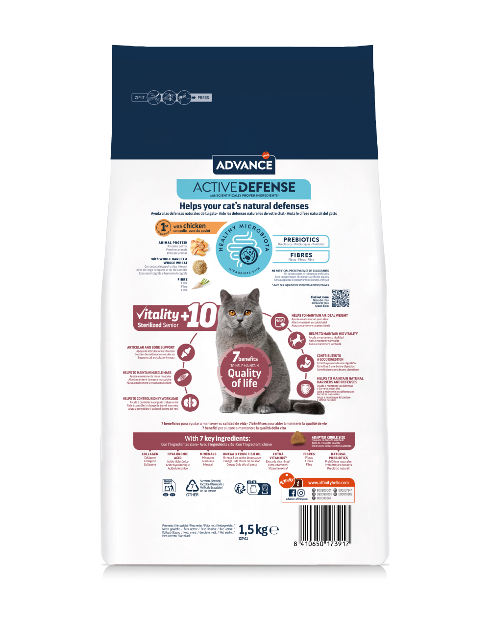 VITALITY STERILIZED SENIOR +10