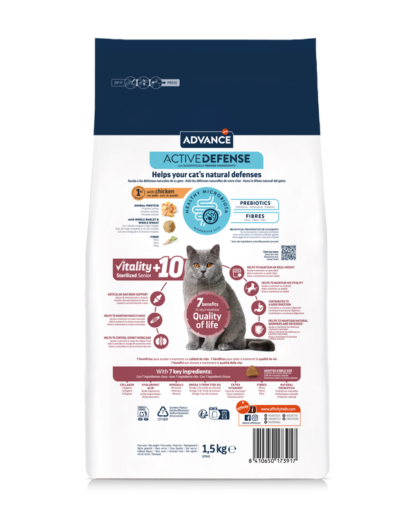 VITALITY STERILIZED SENIOR +10