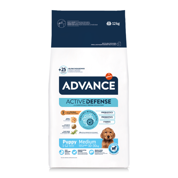 Advance Puppy Medium 12 ק״ג