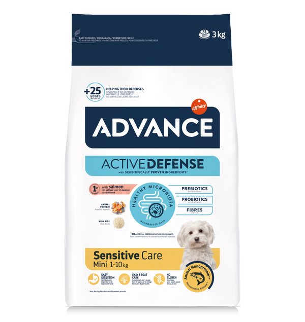 Advance Adult Mini Sensitive Care Salmon 3 ק״ג