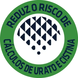 REDUZ O RISCO DE URATO E CISTINA
