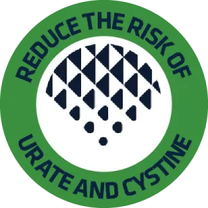 REDUCE THE RISK OF URATE AND CYSTINE