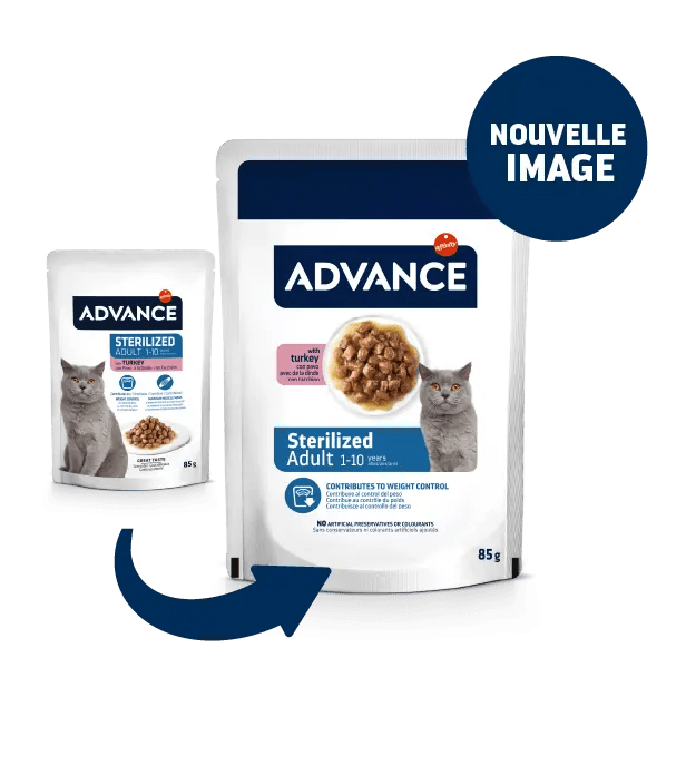 STERILIZED ADULT AVEC DE LA DINDE EN POCHON