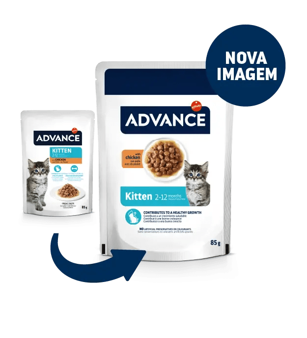 KITTEN COM FRANGO EM SAQUETAS