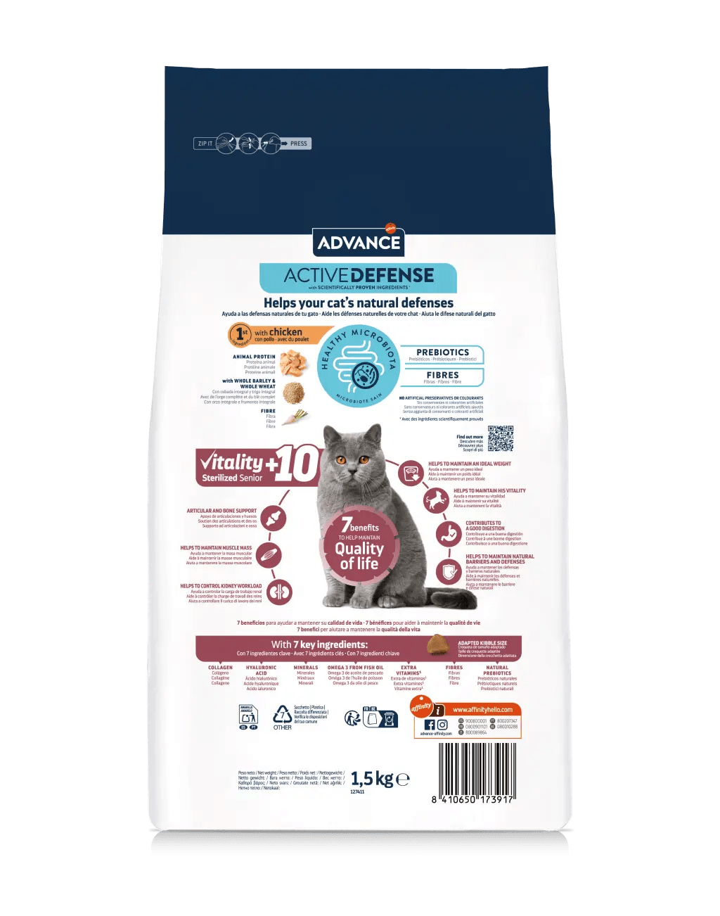 VITALITY STERILIZED SENIOR +10