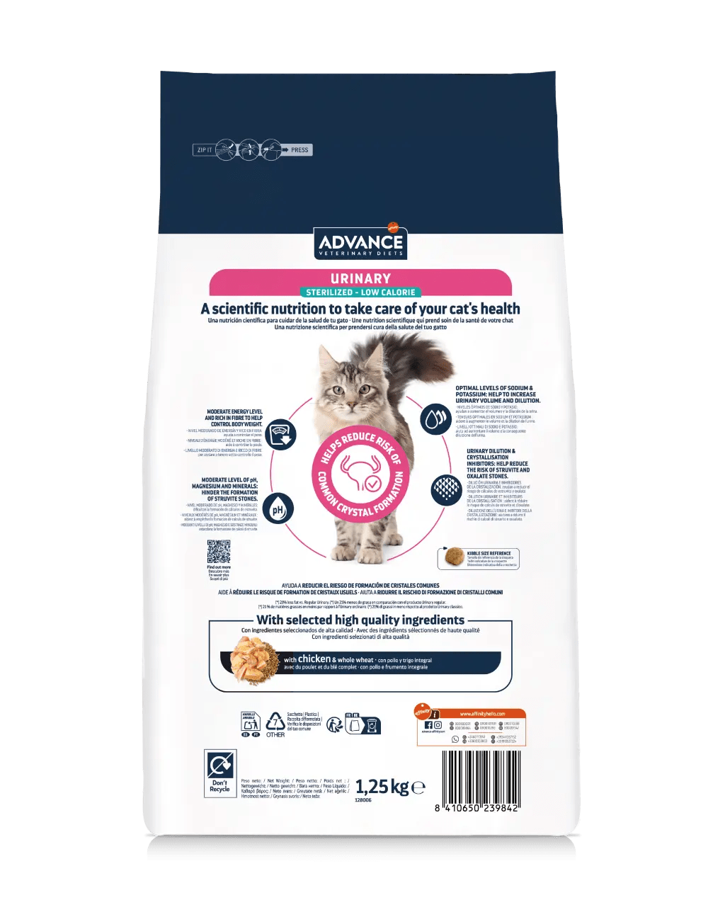 URINARY LOW CALORIE - STERILIZED