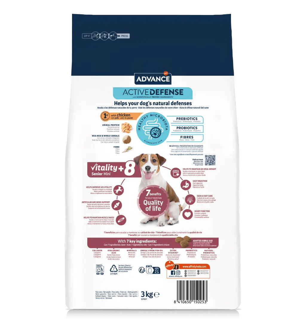 VITALITY SENIOR MINI +8